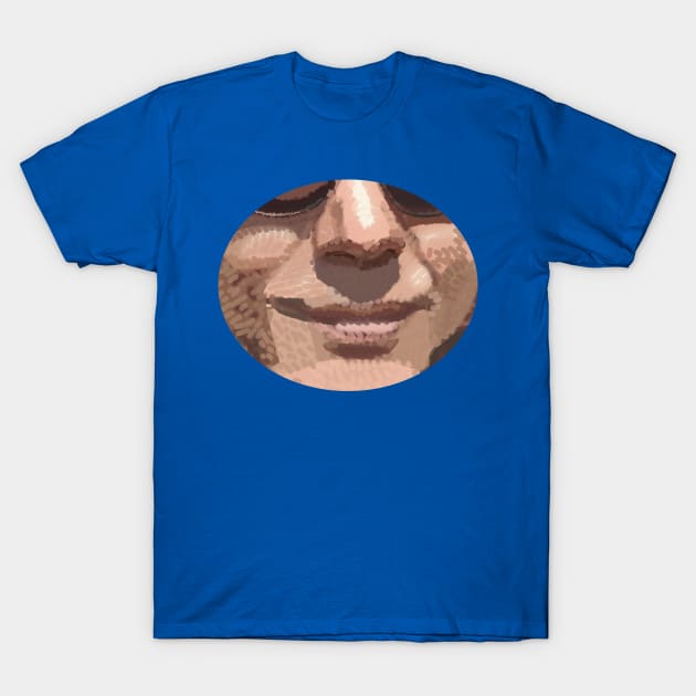 Male Face T-Shirt by ellenhenryart